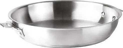 Patelnia ze stali nierdzewnej 28 cm z wymienną rączką i systemem Click & Lock - kolekcja COMBI od LACOR