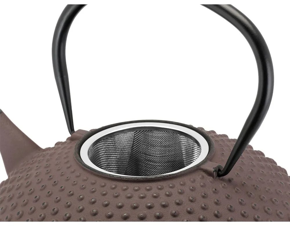 Bordowy żeliwny dzbanek do herbaty 1,25 l Xilin – Bredemeijer