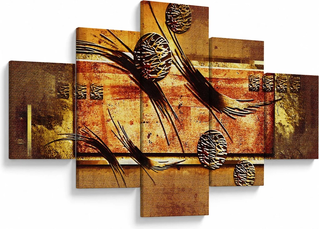 Obraz abstrakcji (125x70 cm)