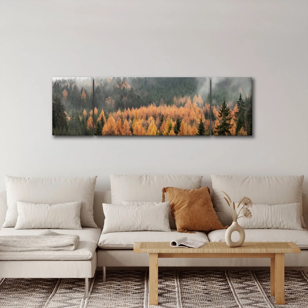 Obraz - Jesienny las (170x50 cm)