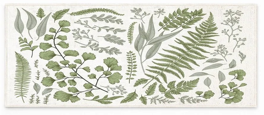 Chodnik Oyo Concept Leaves, 80x200 cm