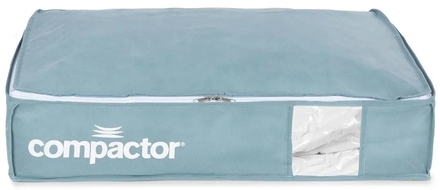 Plastikowy pojemnik próżniowy pod łóżko 65x45x15,5 cm Blue Edition – Compactor