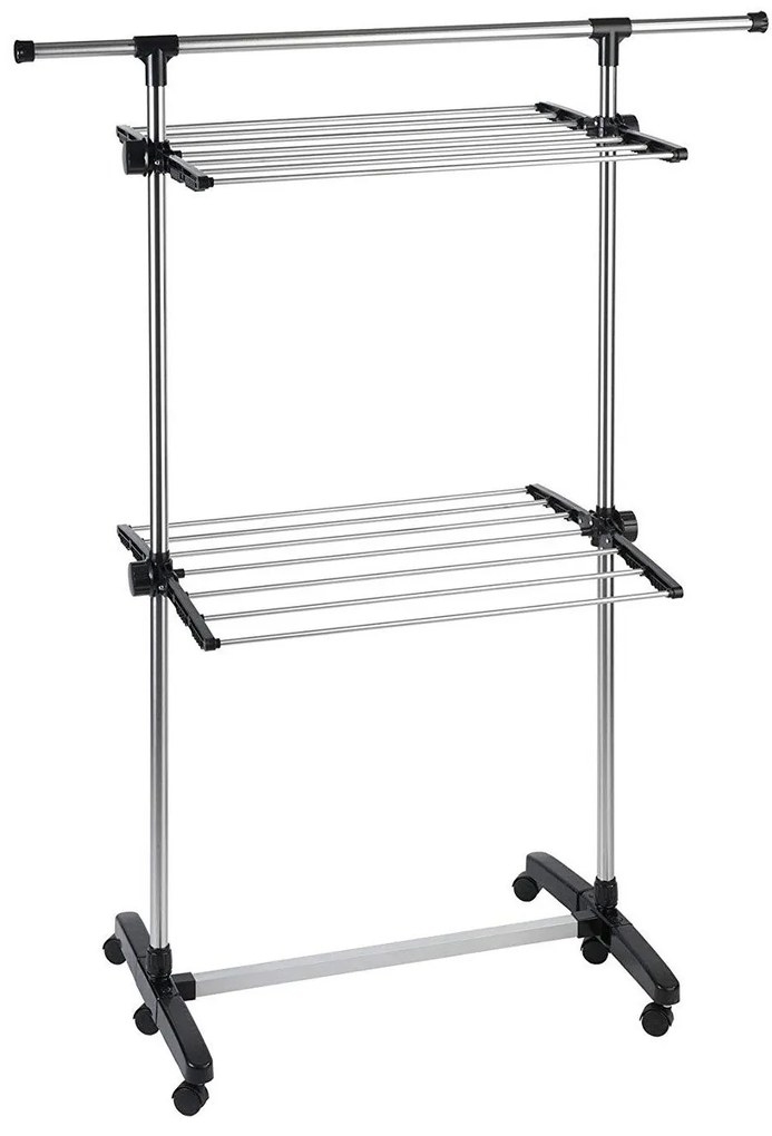 Suszarka na pranie ze stali nierdzewnej, 77-120 cm