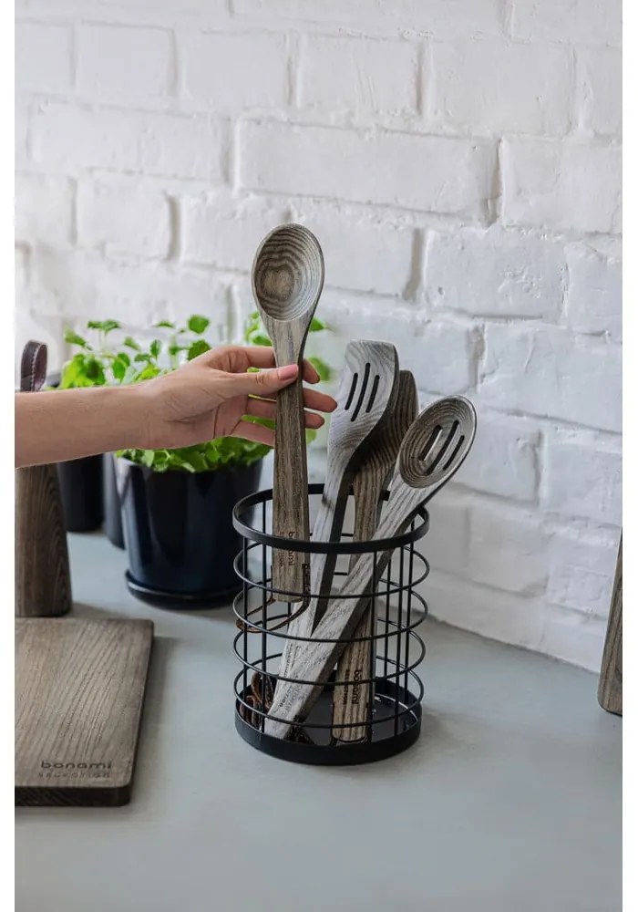 Drewniany zestaw przyborów kuchennych 4 szt. – Bonami Selection