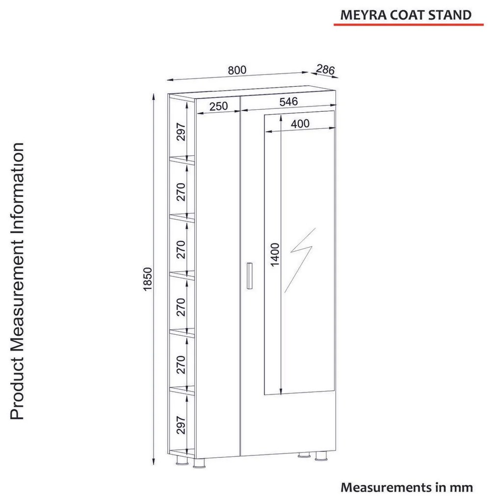 Zestaw do przedpokoju Meyra White