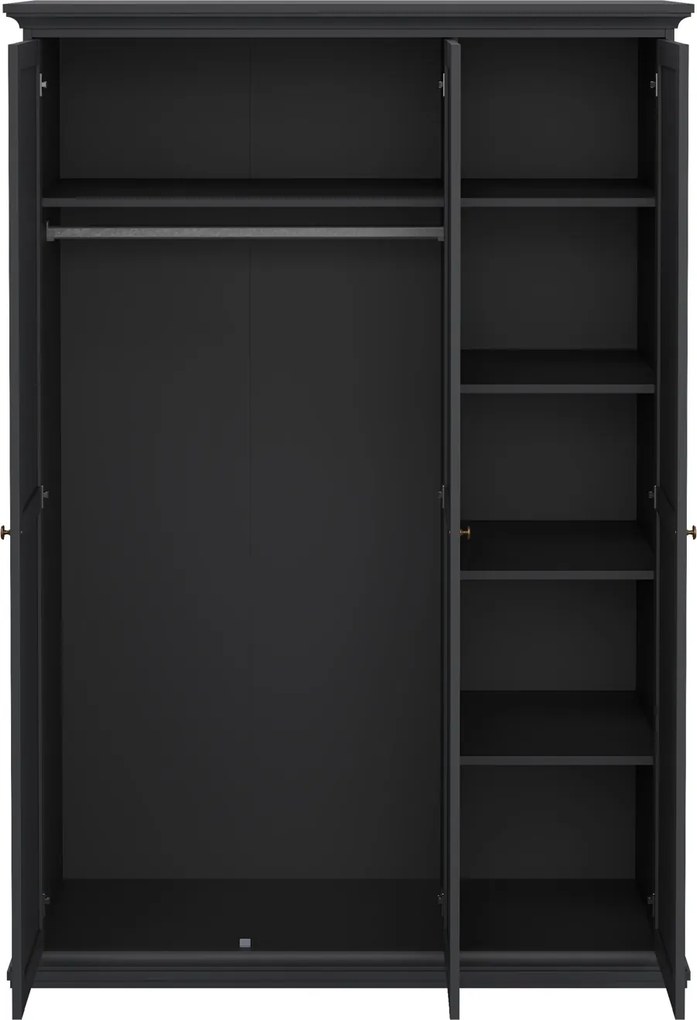 Trzydrzwiowa szafa Paris 3 kolor szary