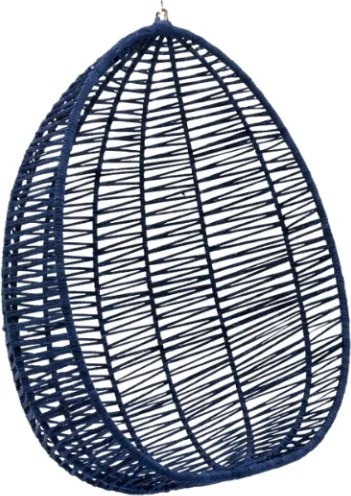 Ciemnoniebieskie wiszące krzesło NARS bez stojaka