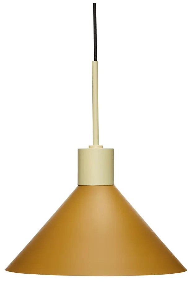 Pomarańczowa lampa wisząca ø 35 cm Crayon – Hübsch