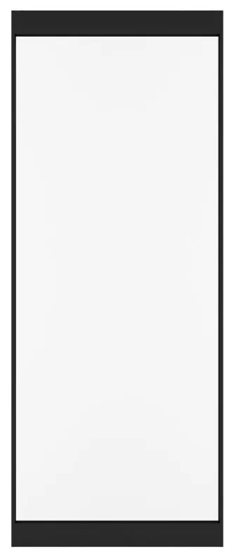 Drzwi przesuwne z niewidoczną szyną - aluminium i matowe szkło hartowane - 93 x 210 cm - TORIPA