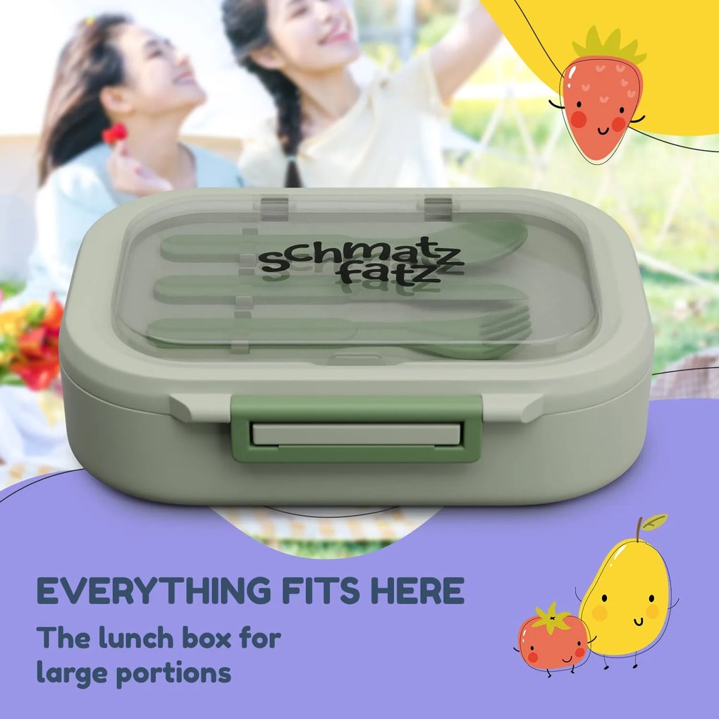 Klarstein Schmatzfatz Bunko, śniadaniówka, lunch box z tworzywa sztucznego