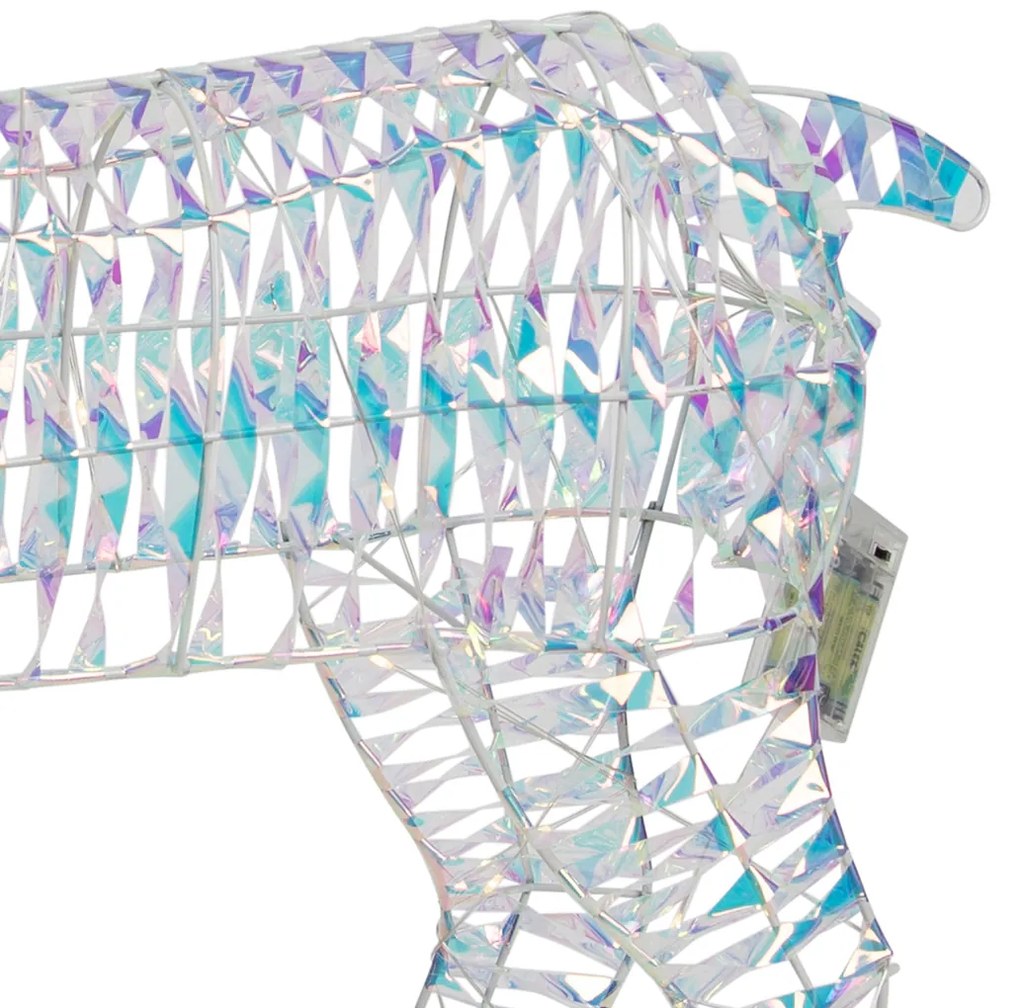 Świąteczna lampa podłogowa Tęcza Jeleń 60 cm z LED - Niji