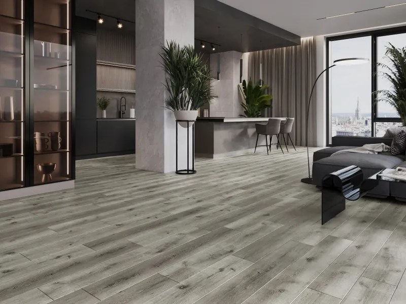 Mexen Lago Vista próbka paneli winylowych SPC 6,5 mm, podkład IXPE 1,5 mm, 4 V-Fuga, Dąb - F1035-S