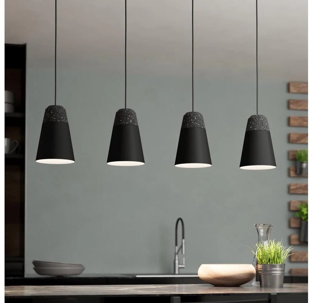 Eglo 99545 - Lampa wisząca na linkach CANTERRAS 4xE27/40W/230V