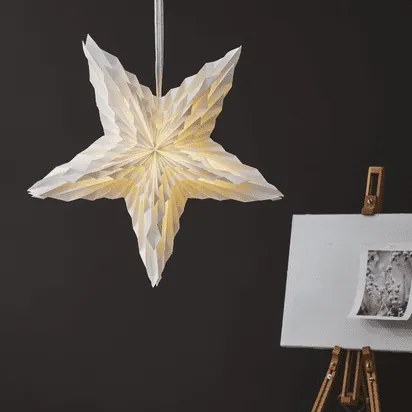 Świąteczna gwiazda z oświetleniem