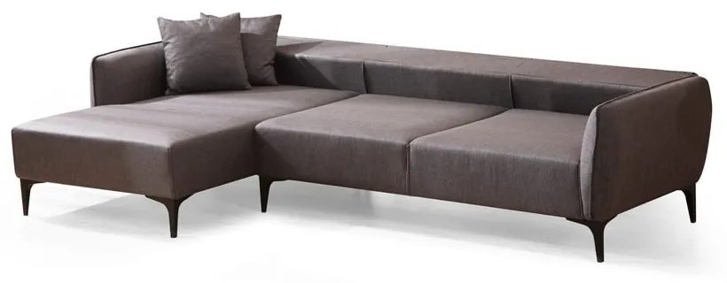 Ciemnoszara sofa narożna Belissimo, narożnik lewy – Balcab Home