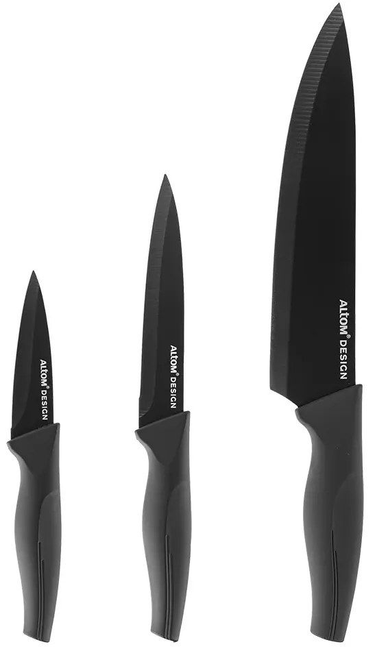 Altom Zestaw 3 noży z powierzchnią nieprzywierającą