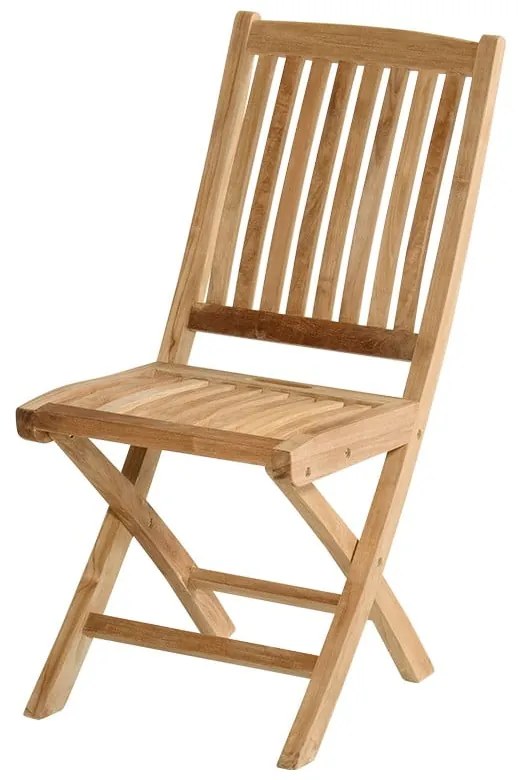 Drewniane krzesło ogrodowe w naturalnym kolorze Langli – Hartman