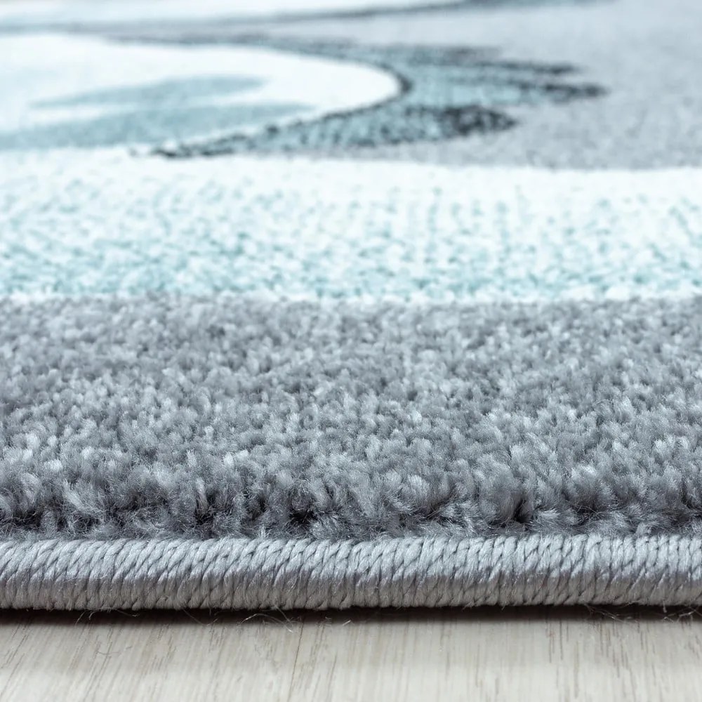 Niebiesko-szary dywan dziecięcy ø 120 cm Bambi – Ayyildiz Carpets