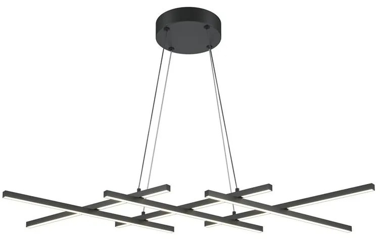 Maytoni MOD244PL-L50BK - LED żyrandol na lince HALO LED/40W/230V czarny