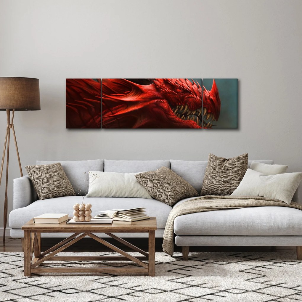 Obraz - Smok (170x50 cm)