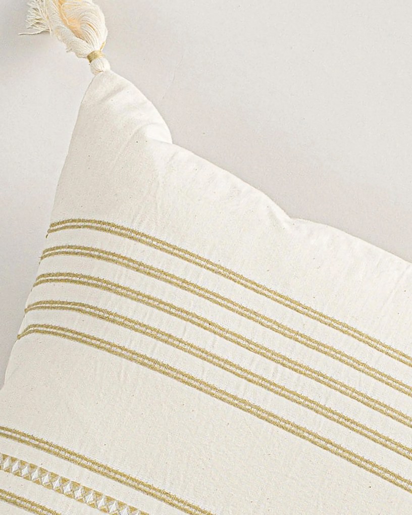 Poszewka na poduszkę Linea Sand Tassel 45x45 cm