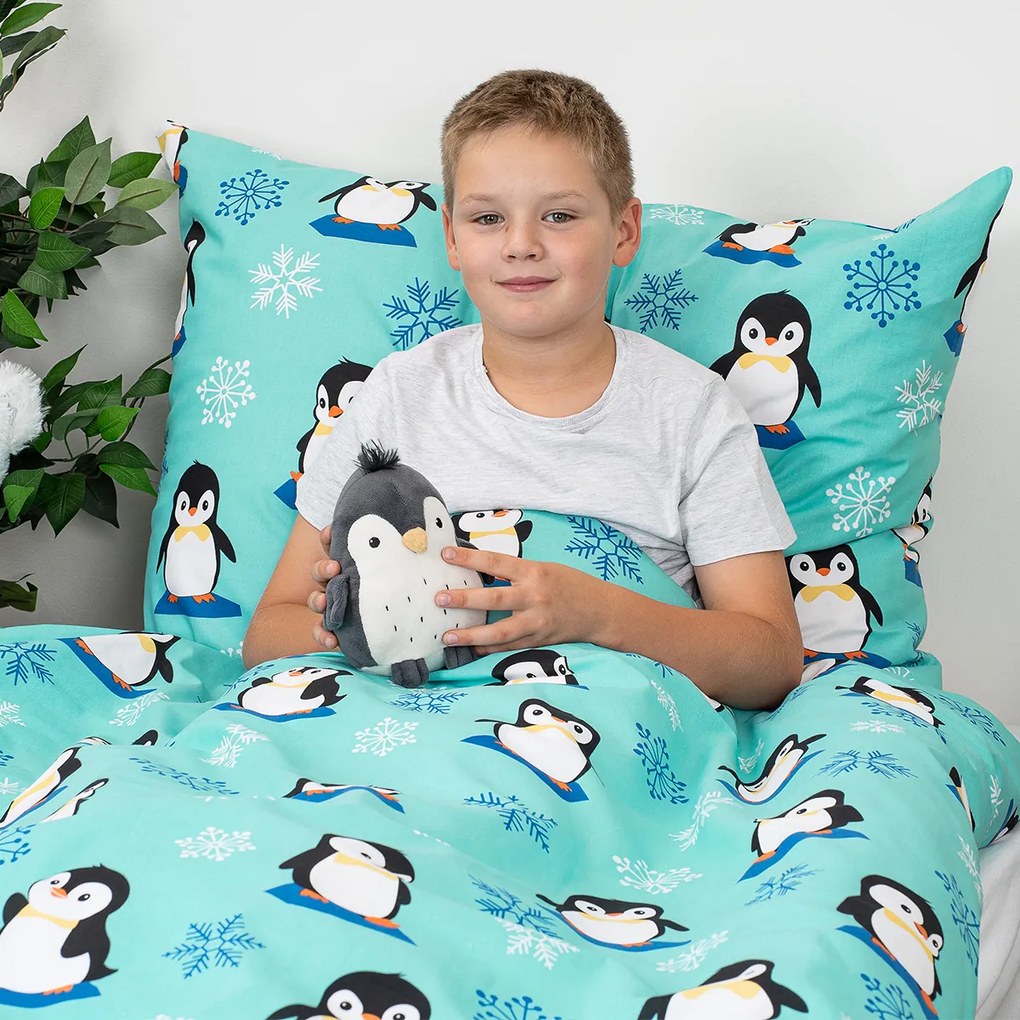 4Home Dziecięca pościel bawełniana Arctic Friends