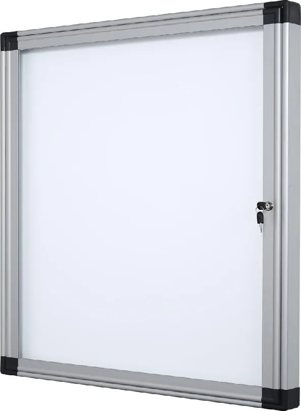 Gablota zewnętrzna z magnetyczną tablicą do pisania, 781 x 1042 mm