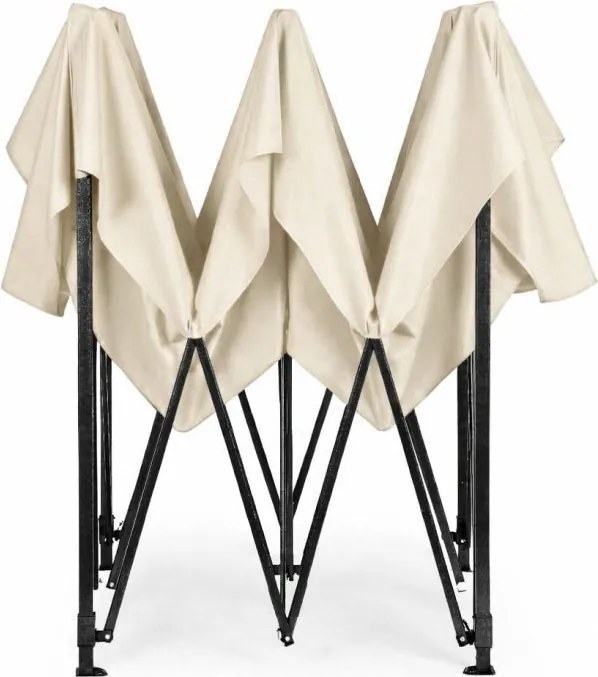 Pawilon ogrodowy, eventowy FG3, 3x3 m automatyczny - namiot z regulacją wysokości, beżowy