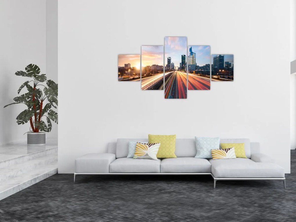 Obraz - Droga wielkiego miasta (125x70 cm)