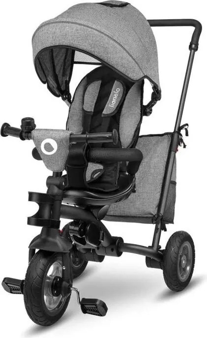 Lionelo - Dziecięcy trójkołowiec TRIS szary