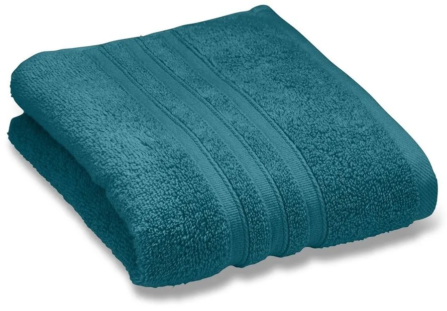 Zielononiebieski bawełniany ręcznik kąpielowy frotte 70x120 cm Zero Twist – Catherine Lansfield
