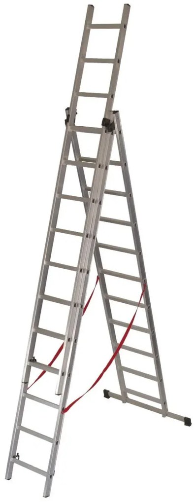 Drabina aluminiowa 3-elementowa Basic 3x11 150kg 297cm MOTIVE