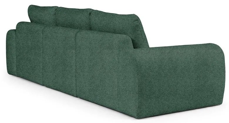 Zielona sofa z materiału bouclé 287 cm Mirel – Rodier
