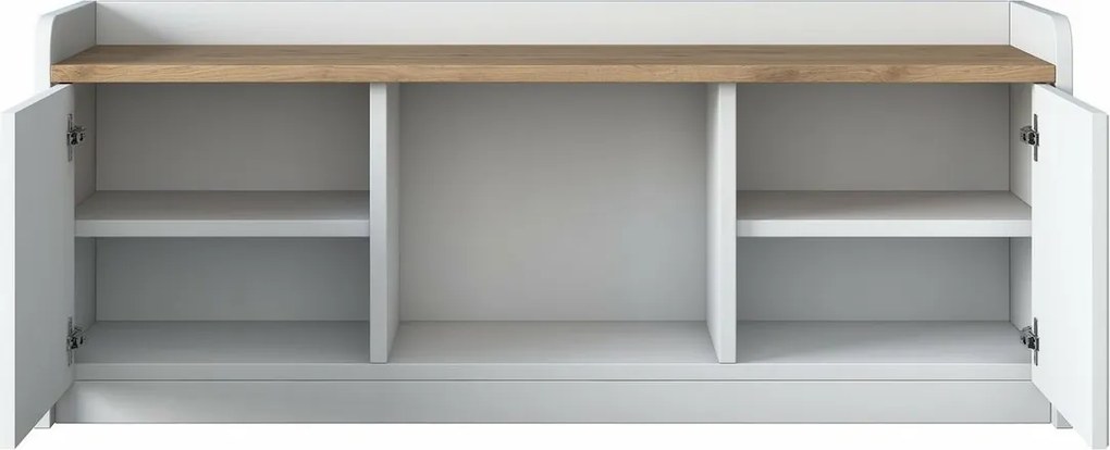 Szafka na buty Pilo White and Walnut