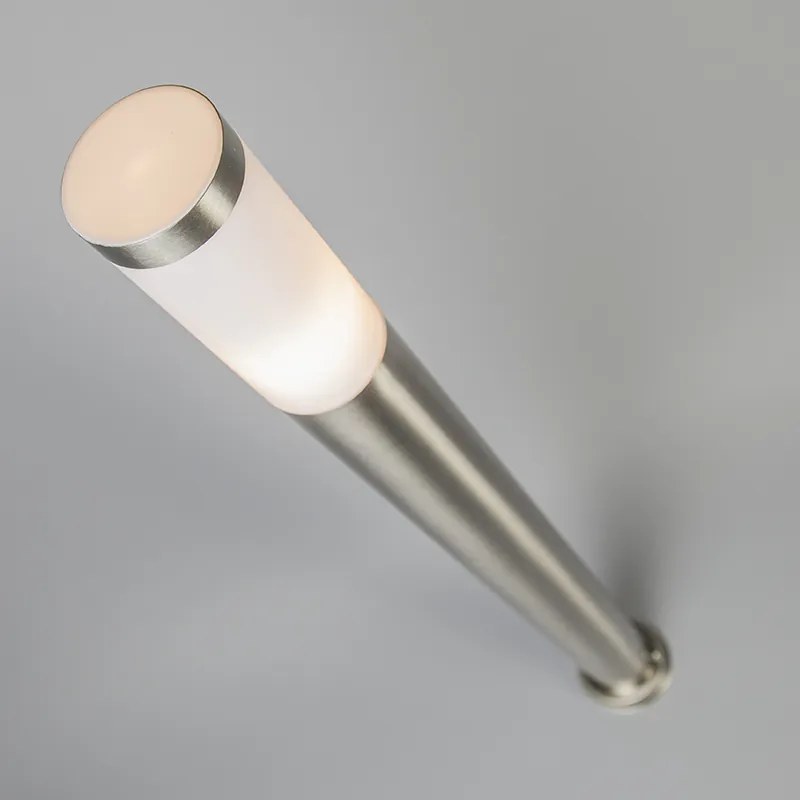 Zewnetrzna Nowoczesna lampa ogrodowa słupek stal 110 cm IP44 - Rox Nowoczesny Oswietlenie zewnetrzne
