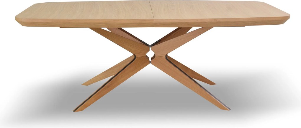 Stół rozkładany SOLIDO Dąb do Salonu Jadalni 200-300 x 110 x 76 cm, Prostokątny