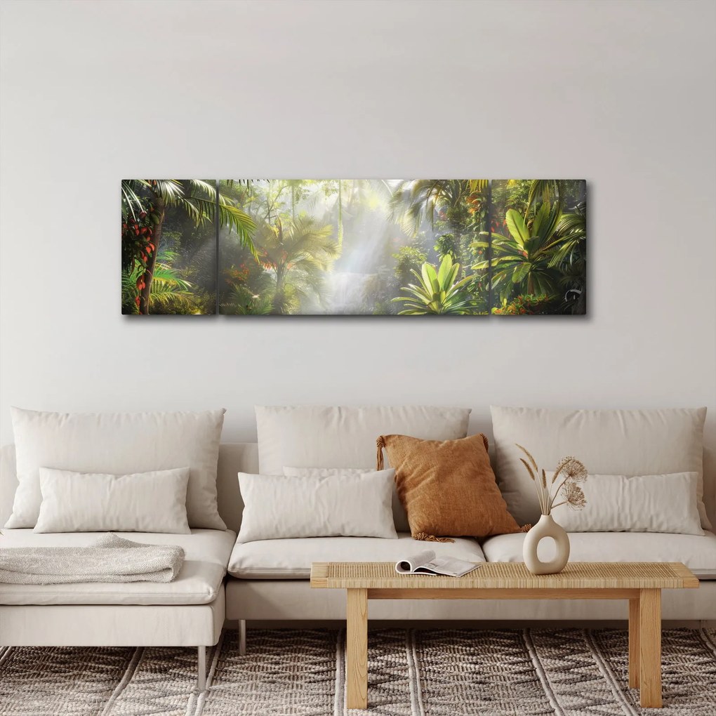 Obraz - Tropikalny las deszczowy (170x50 cm)