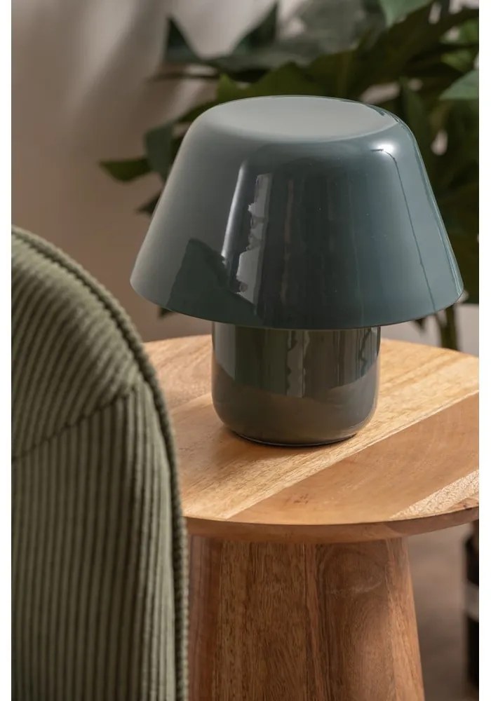 Ciemnoniebieska lampa stołowa (wysokość 19 cm) Afan – Leitmotiv