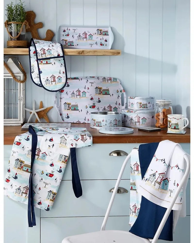 Zestaw 3 bawełnianych ścierek kuchennych Cooksmart ® Beside The Seaside