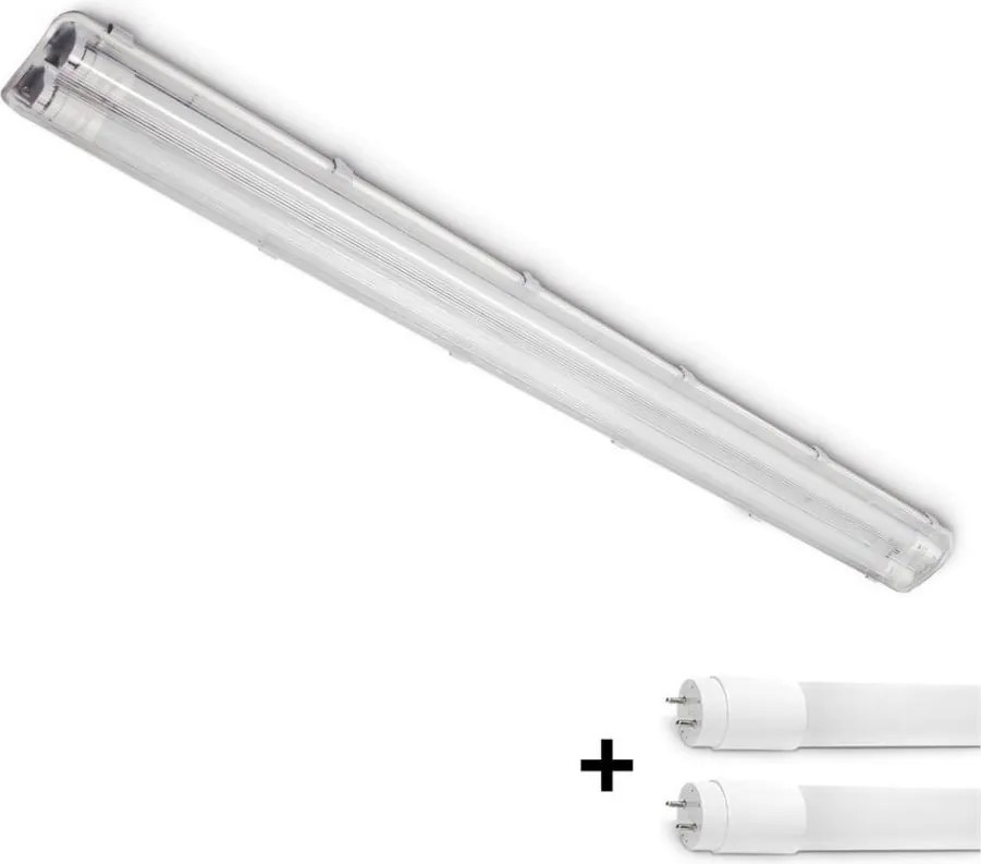 Brilagi - LED Tech. oprawa świetlówkowa OPTIMA T8 2x G13/18W/230V 6500K IP65 128 cm
