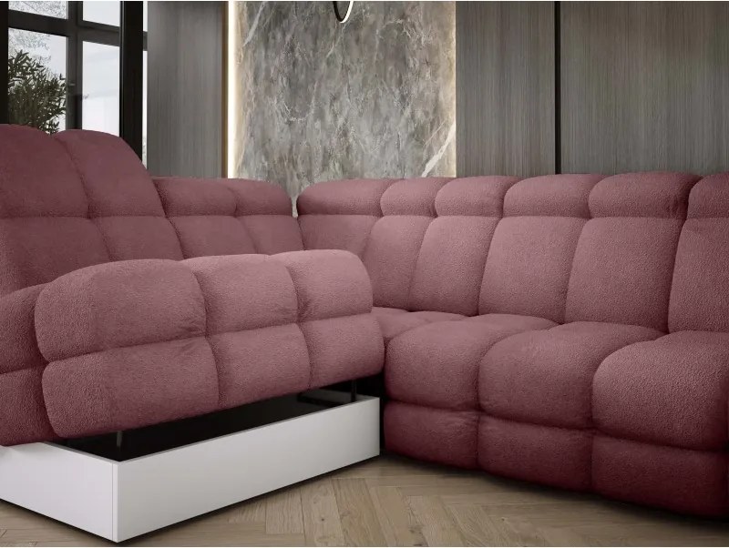 Narożnik TOLLO XL z elektryczną regulacją siedziska WERSAL