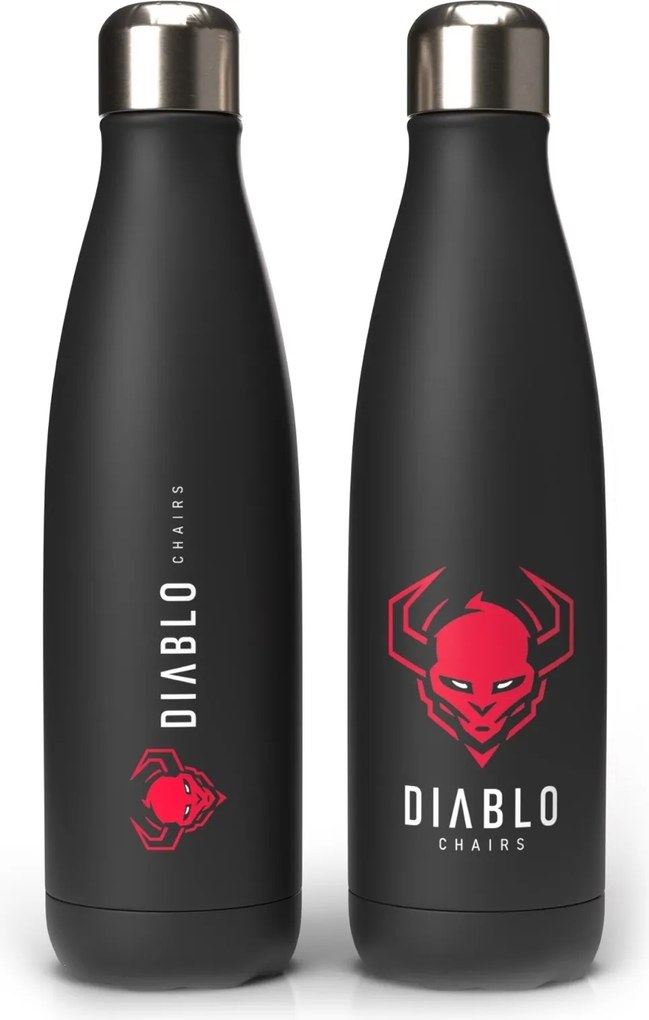 Butelka termiczna 500 ml z motywem Diablo, czarna