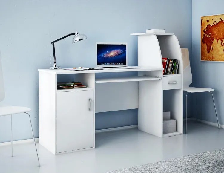 Białe biurko komputerowe G6-A22