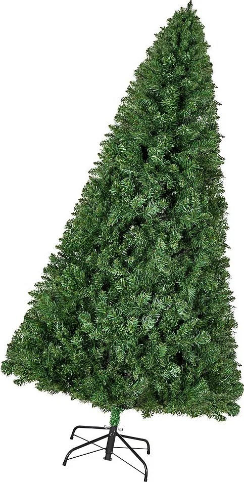 Sztuczna Choinka SucceBuy 180 cm, Sztuczna Choinka Dekoracja Wnętrz z 1250 Gałęziami PVC, Podstawa Metalowa, Drzewko Dekoracyjne do Salonu