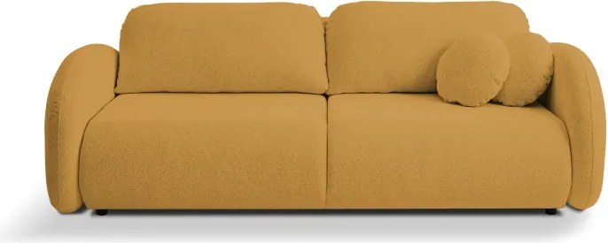 Sofa LOOP z funkcja spania i pojemnikiem ZŁOTY RAVEN 66