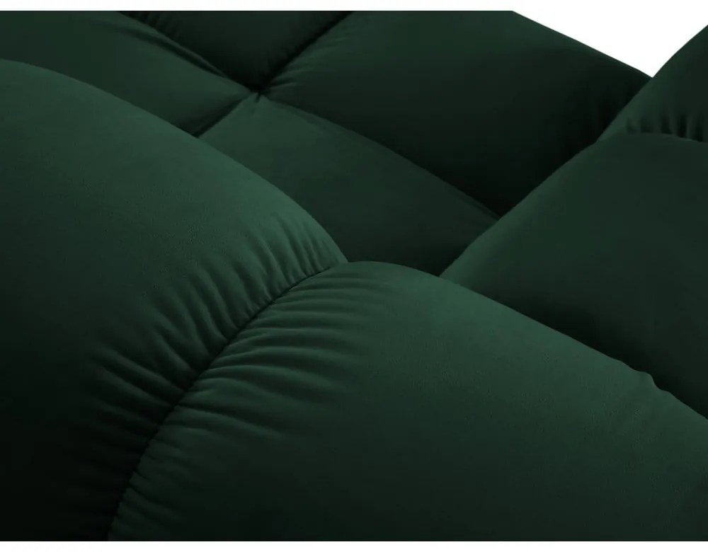 Zielona aksamitna sofa 191 cm Bellis – Micadoni Home