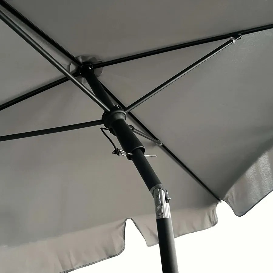 Jasnoszary Prostokątny Parasol G3-N65