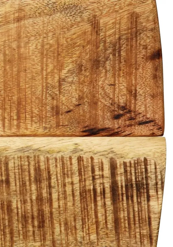 Stół okrągły w stylu loft do kuchni Amurro – jasnobrązowy