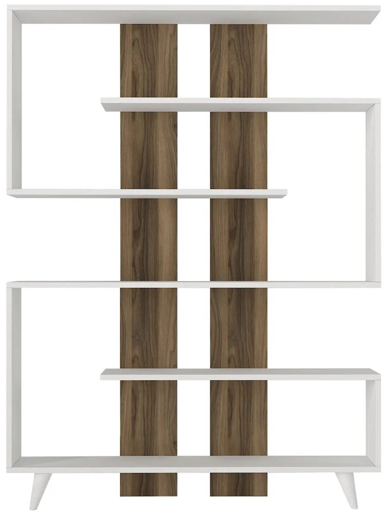 Biblioteczka Rain White Walnut
