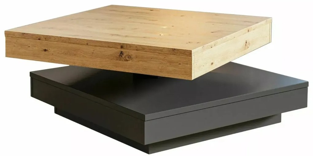 ŁAWA COTTO DĄB ARTISAN / ANTRACYT 67X67 SIGNAL